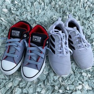 Big boys Aadidas and Converse All-Stars ✨